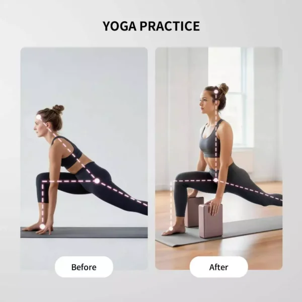 High Density Yoga Blocks Set 2pcs