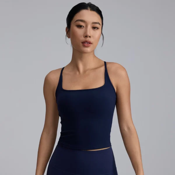 Square Neck Active Tank Top