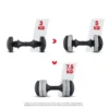 sg-11134201-7qveg-lhzw7p62uc5034 Trident Master Premium Adjustable Dumbbell Set 7.5kg