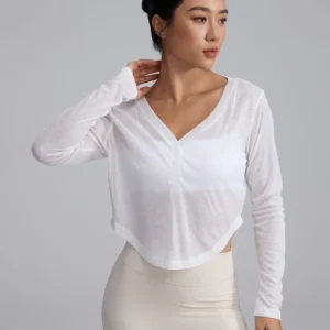 sg-11134201-825zn-mk29zfu7ugw0c1 V-Neck Long Sleeve Yoga Top