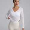 sg-11134201-82604-mk29zgm2kxdw4e V-Neck Long Sleeve Yoga Top
