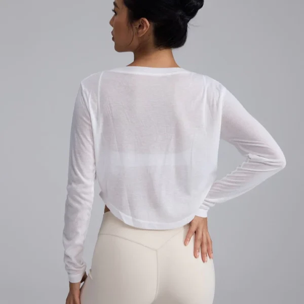 V-Neck Long Sleeve Yoga Top