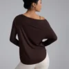 sg-11134201-8262z-mk29xcxi27evff Off Shoulder Relaxed Fit Yoga Top